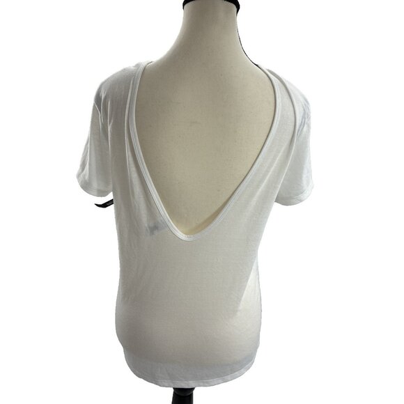 Victoria Sport Womens Size S T Shirt White Short Sleeve Graphic Logo Activewear - Picture 3 of 5